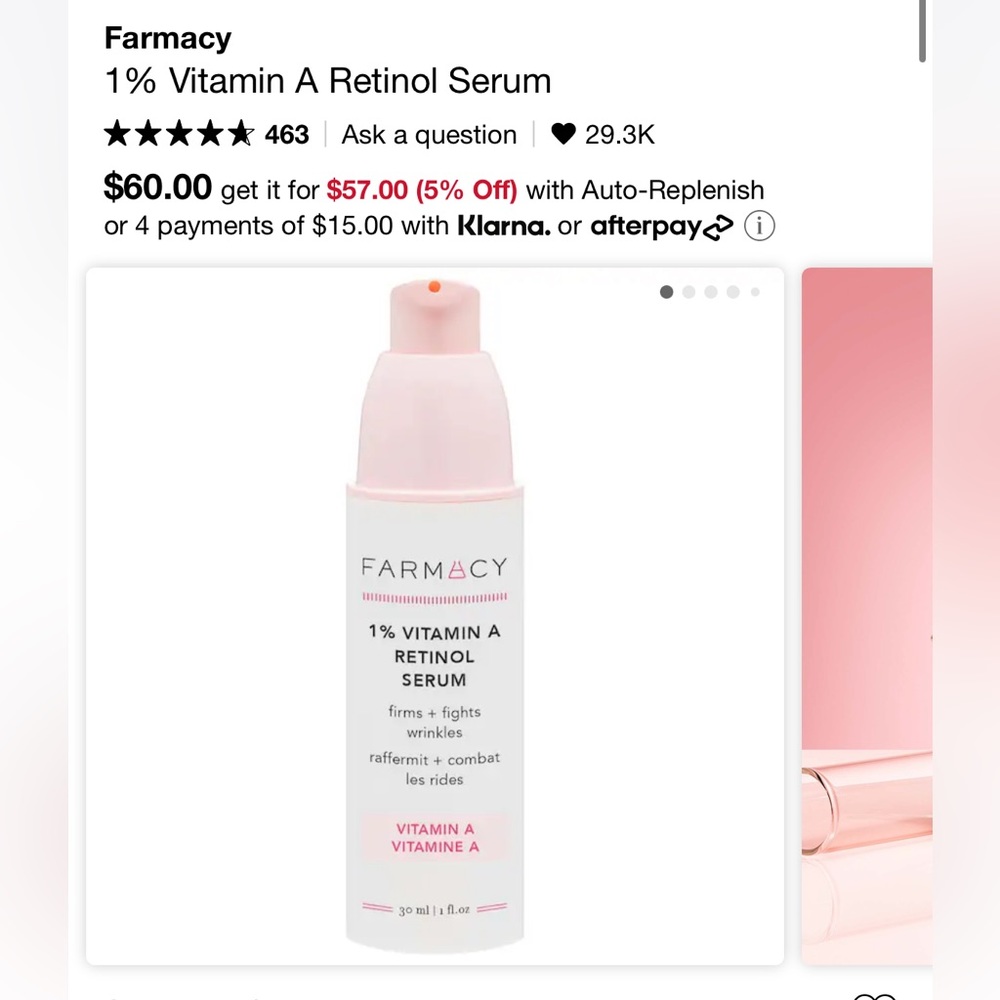 Farmacy Retinol Serum BNIB
